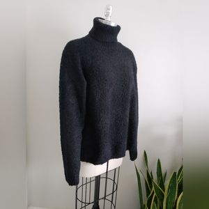 BNWT 2000s chunky knit oversized raglan sleeve turtleneck